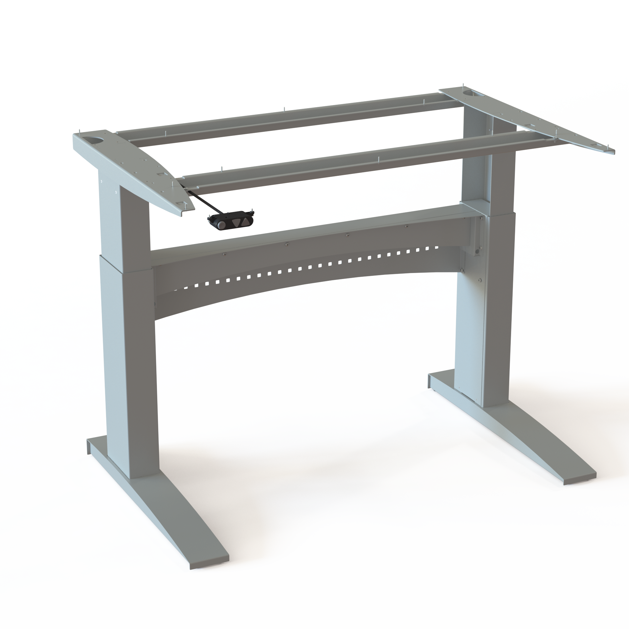 Electric Desk Frame | Width 116 cm | Argent