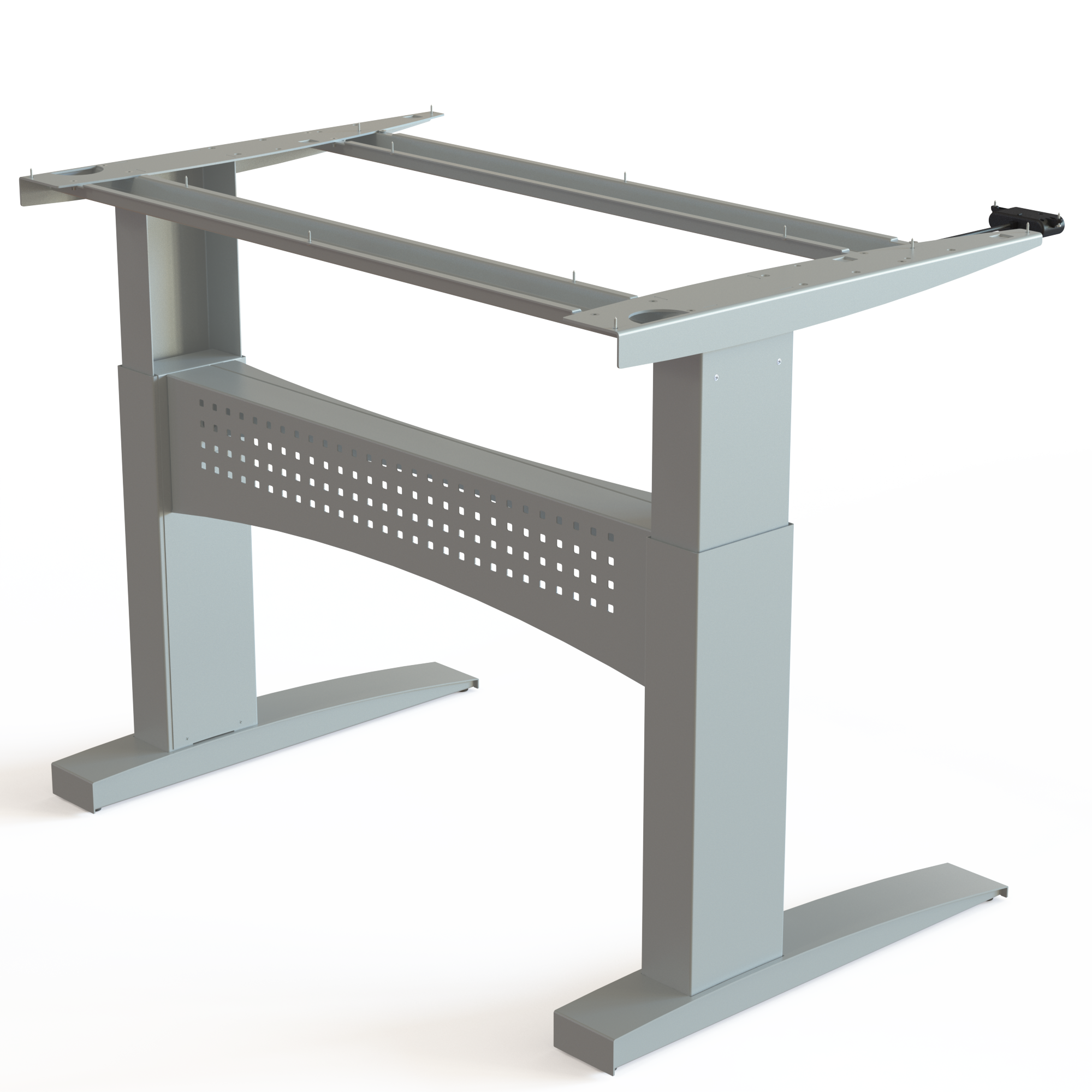 Electric Desk Frame | Width 116 cm | Argent