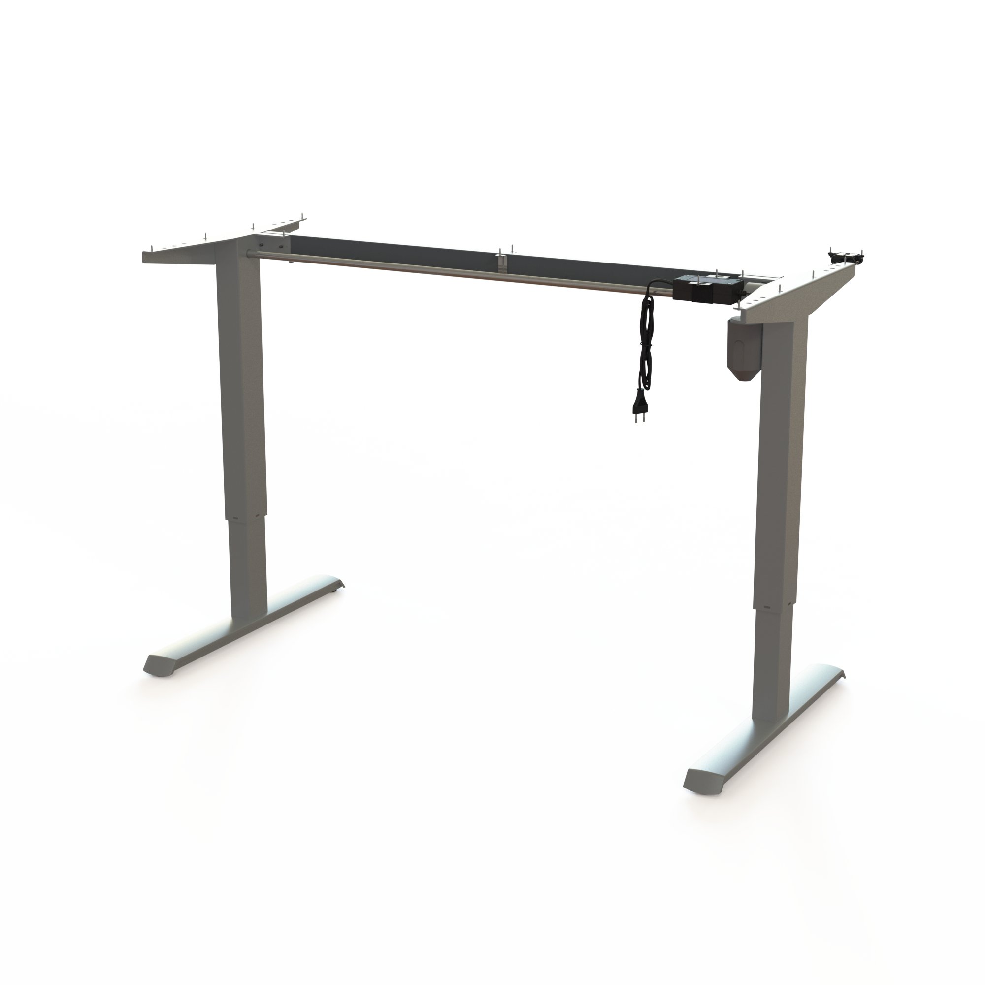 Electric Desk Frame | Width 129 cm | Argent