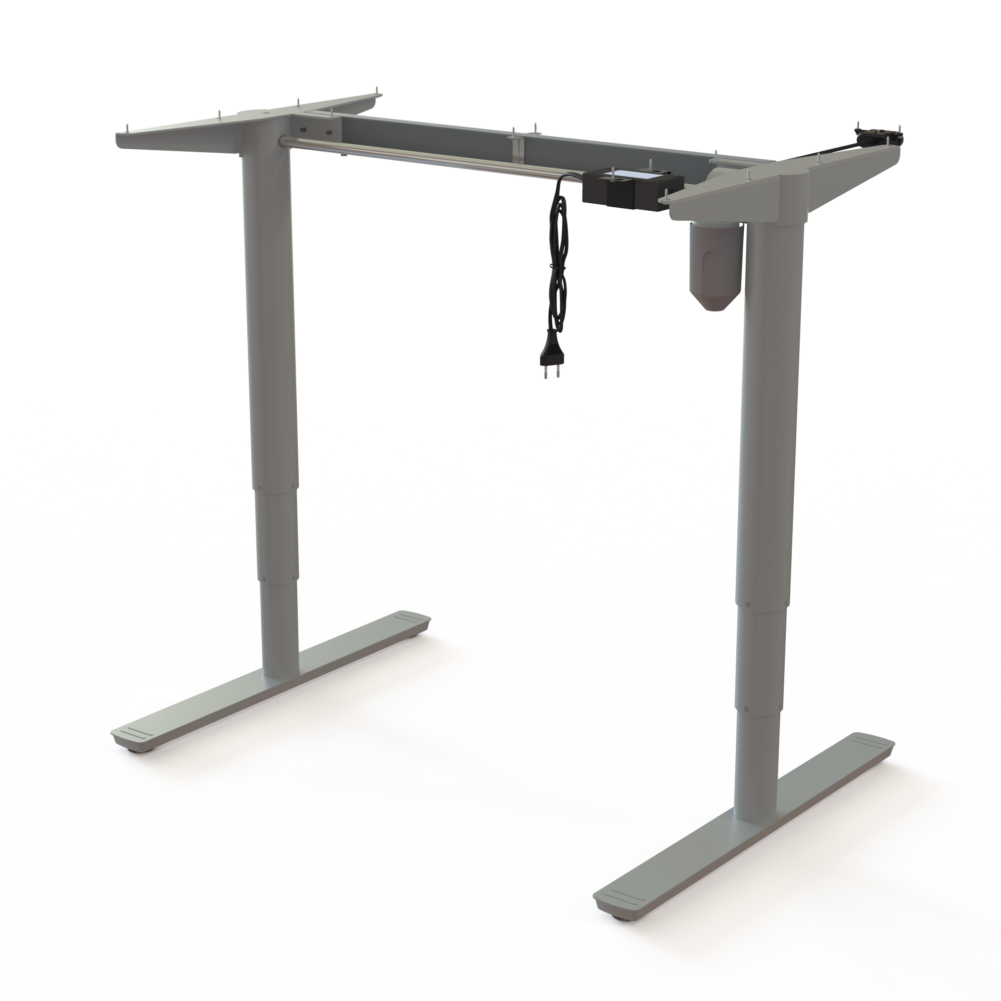 Electric Desk Frame | Width 092 cm | Silver